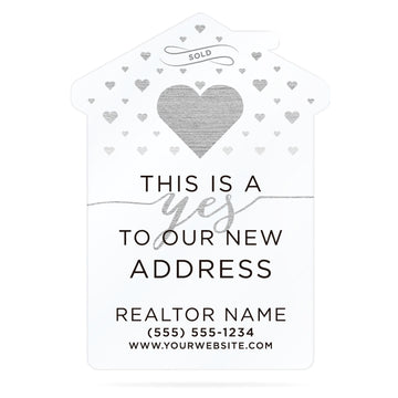 This is a Yes To Our New Address Sold Sign SpeedyOrders
