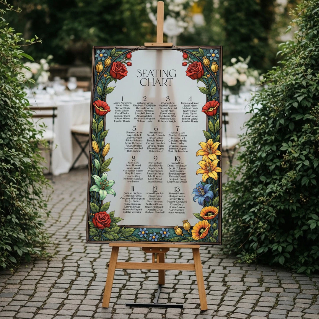 Wedding Seating Chart - Find Your Seat - SpeedyOrders