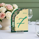 Wedding Table Numbers, Stained Glass Wedding Table Signs, Frosted Acrylic Or Mirrors Table Numbers, Wedding Table Decorations - SpeedyOrders