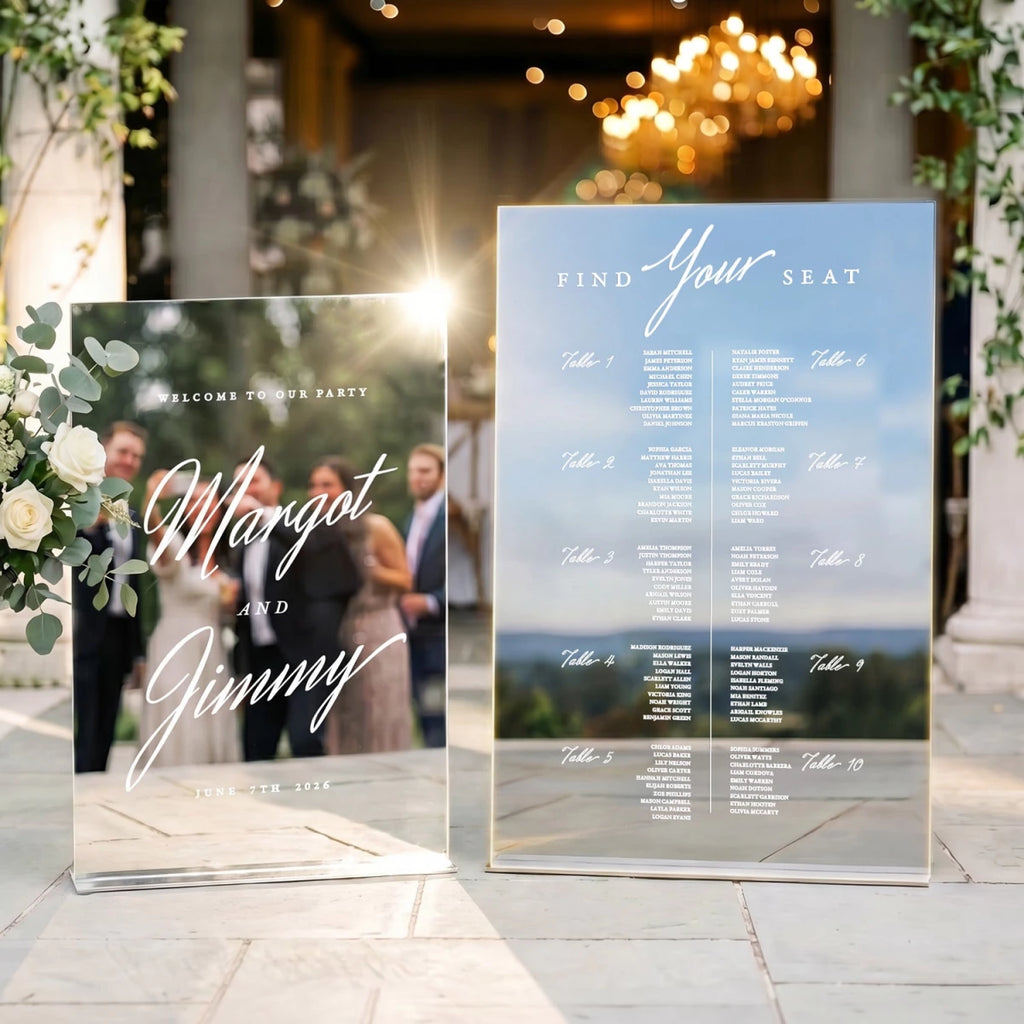 Wedding Welcome Sign & Seating Chart Bundle | SpeedyOrders