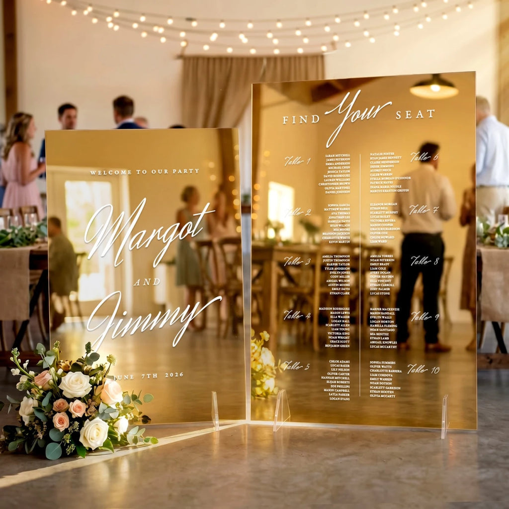 Wedding Welcome Sign & Seating Chart Bundle | SpeedyOrders