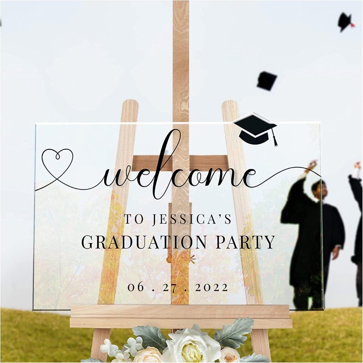 Graduation Sign For Computer Custom Graduation Welcome Signs · Acrylic & Mirror | SpeedyOrders