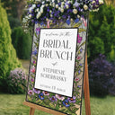 Wildflowers Bridal Shower Sign, Custom Wildflower Bridal Brunch Welcome Sign - SpeedyOrders