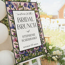 Wildflowers Bridal Shower Sign, Custom Wildflower Bridal Brunch Welcome Sign - SpeedyOrders