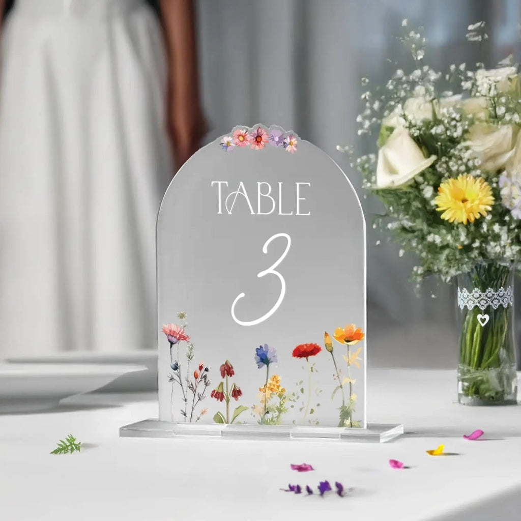 Wildflowers Wedding Bundle Set, Wedding Sign Bundle, Seating Chart, Order Of Events and Table Signs - SpeedyOrders