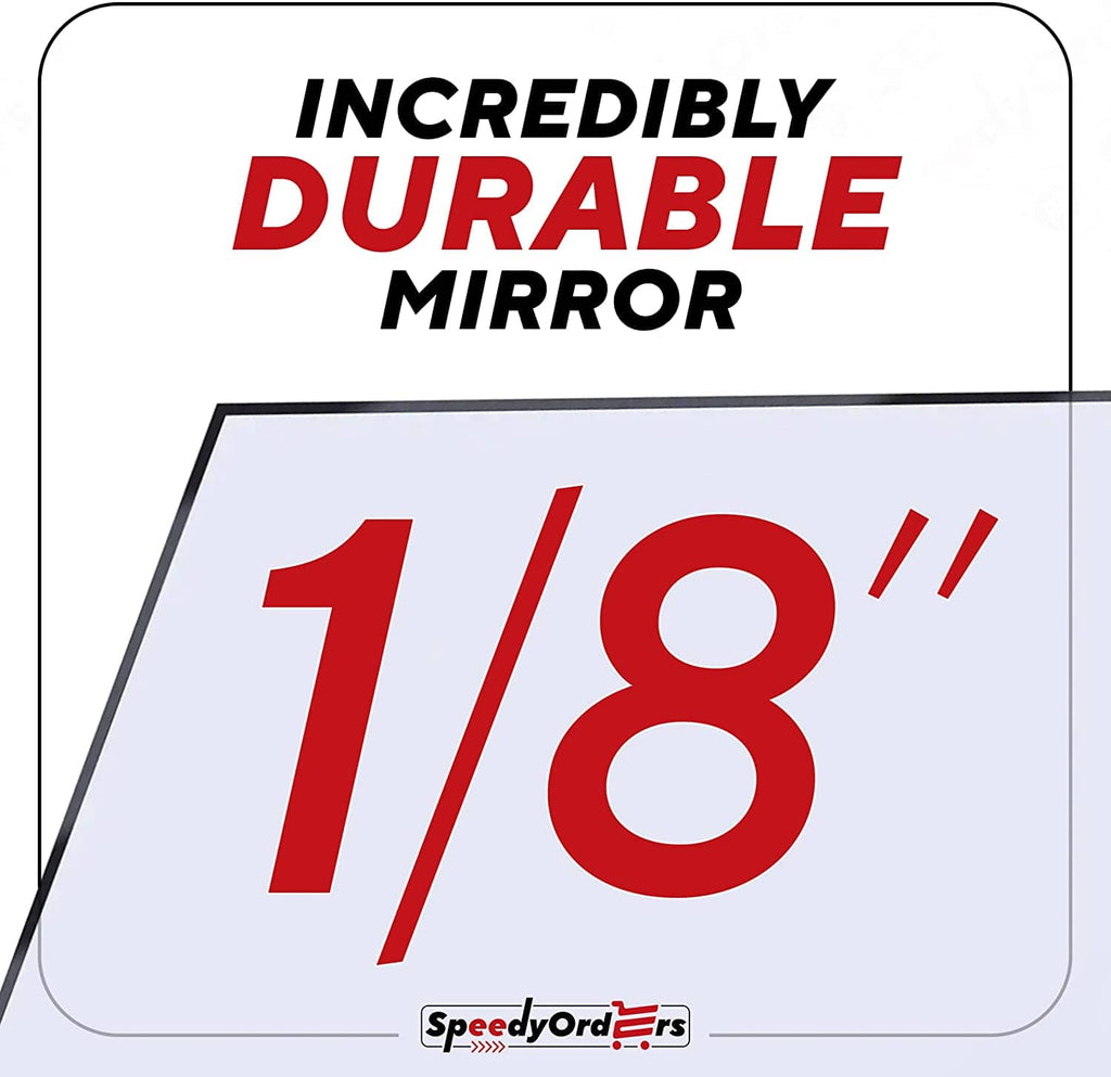1/8" Two Way Mirror 2 Way Acrylic Mirror Sheet See Through Mirror SpeedyOrders