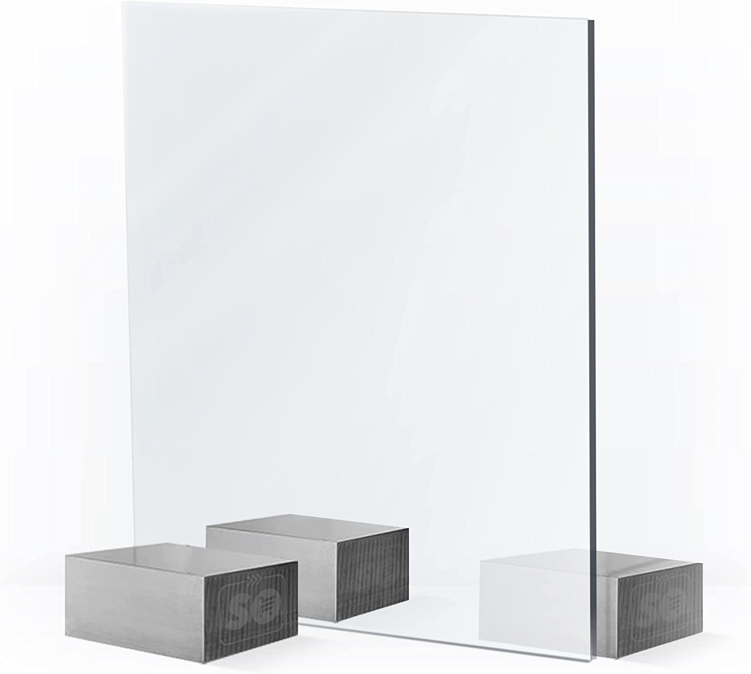 SPEEDYORDERS Star Mirror Modern Star Shaped 20 x 19.1 Inches Silver Mirror Geometric Acrylic Mirror Plastic Mirrors for Wall Decoration Nursery Kids