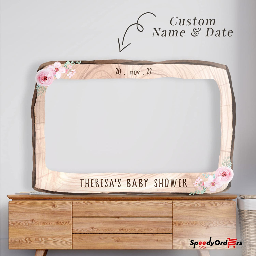 Personalized Baby Shower Photo Booth Frame SpeedyOrders